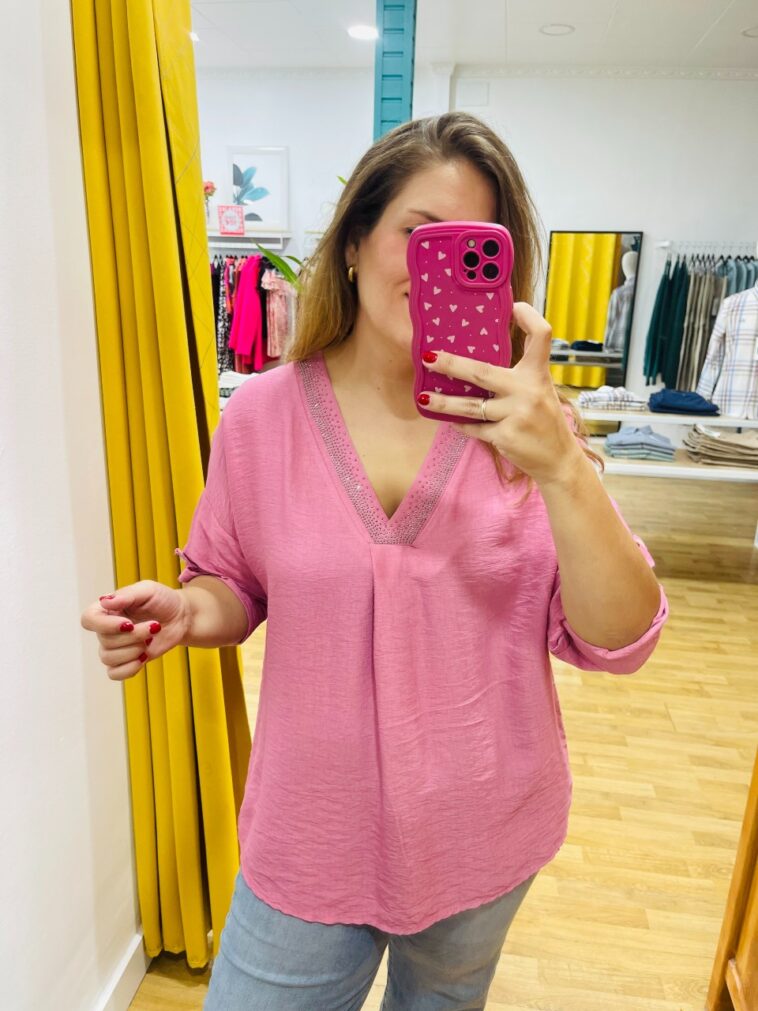 CAMISA BRISA ROSA - Imagen 2