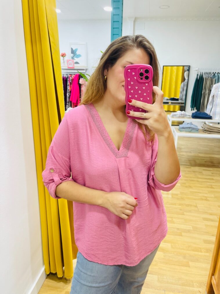 CAMISA BRISA ROSA