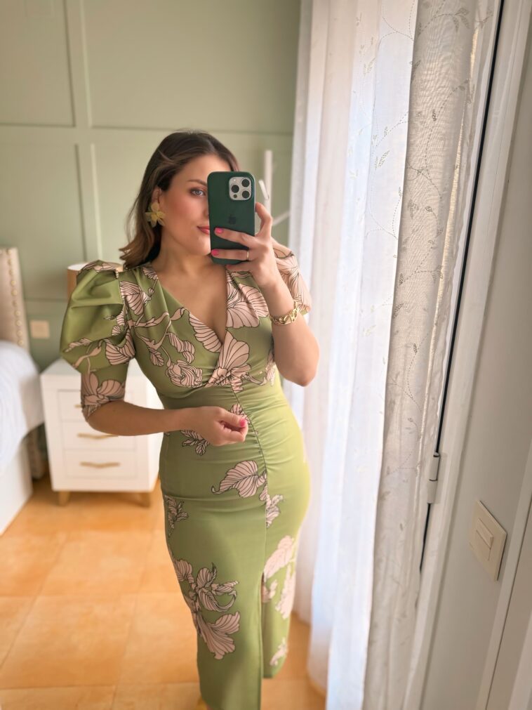 VESTIDO ESPIRAL VERDE